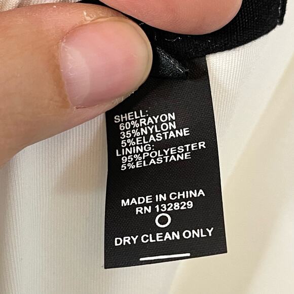 HOURS Mini Dress XXS Corset Cut Out Off Shoulder Sweetheart Evening Party White - Picture 8 of 11